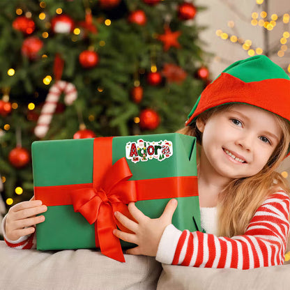 A Little Love Note from You Make Your Gifts Extra Special This Christmas - Personalized Waterproof Stickers